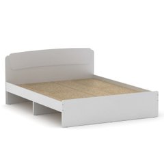 Ліжко двоспальне Компаніт Класика 160, Німфея Альба, ламінована ДСП 16 мм, 160х200 см