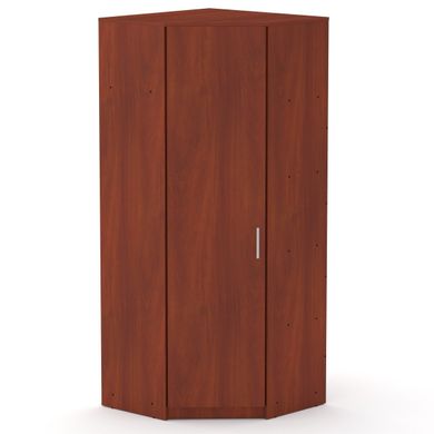 Шкаф для одежды угловой Компанит Шкаф 3У, Яблоня, ламинированная ДСП 16 мм, задняя стенка ДВП, 802х802х1950 мм