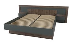 Ліжко Вірджинія, Таксус + Графіт, ламінована ДСП 16 мм, 160х200 см