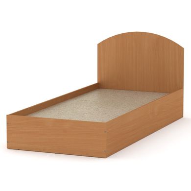 Кровать односпальная Компанит 90, Бук, ламинированная ДСП 16 мм, 90х200 см