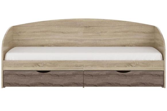 Ліжко-тахта з шухлядами Комфорт Макс, Білий софт, ламінована ДСП 16 мм, 90х200 см
